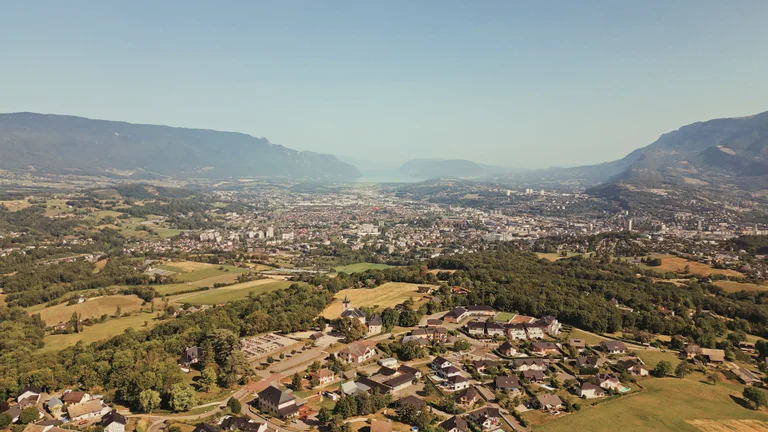 Vue aérienne drone